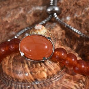 Carnelian Bolo Bracelet